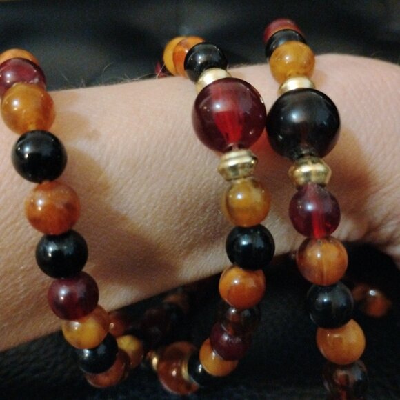 Elegant Multicolor Sizes Beaded Necklace - Picture 10 of 12